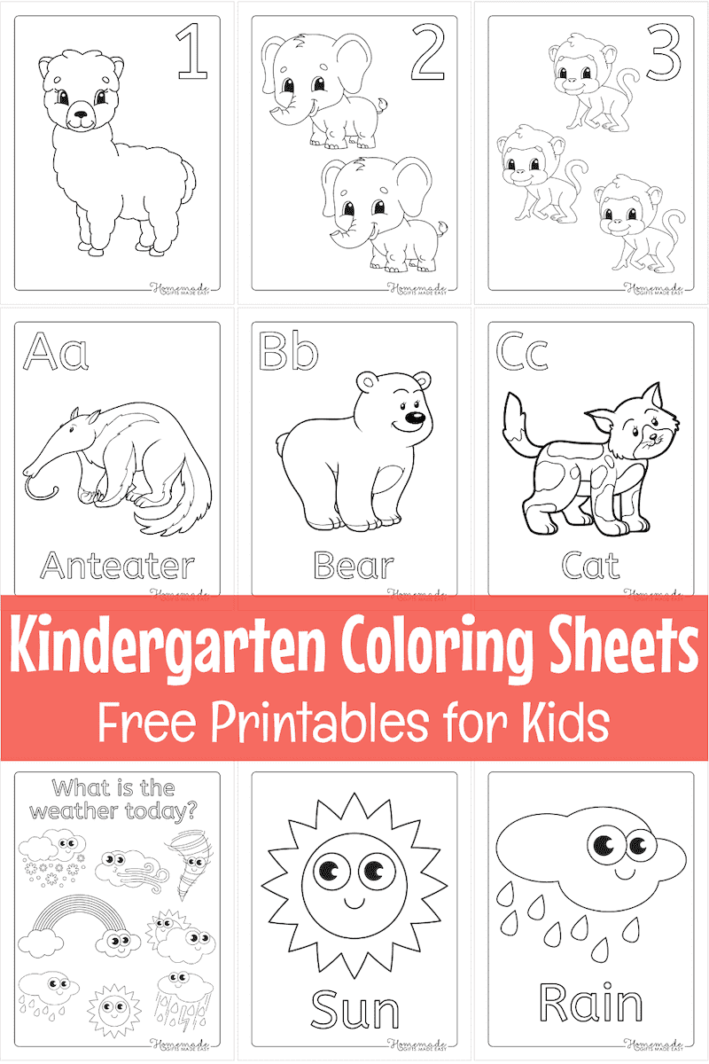 Free Printable Coloring Pages For Kindergarten