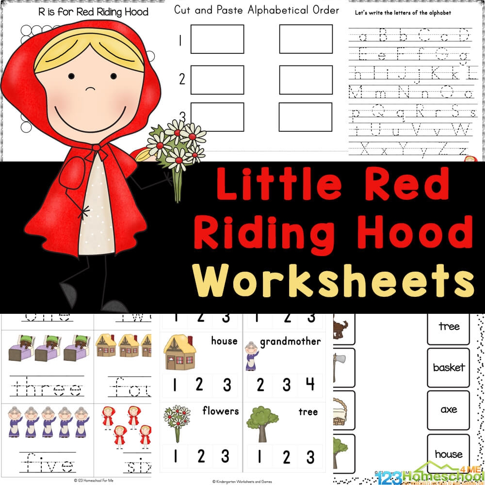 FREE Printable Little Red Riding Hood Worksheets FREE Printable Little Red Riding Hood Worksheets