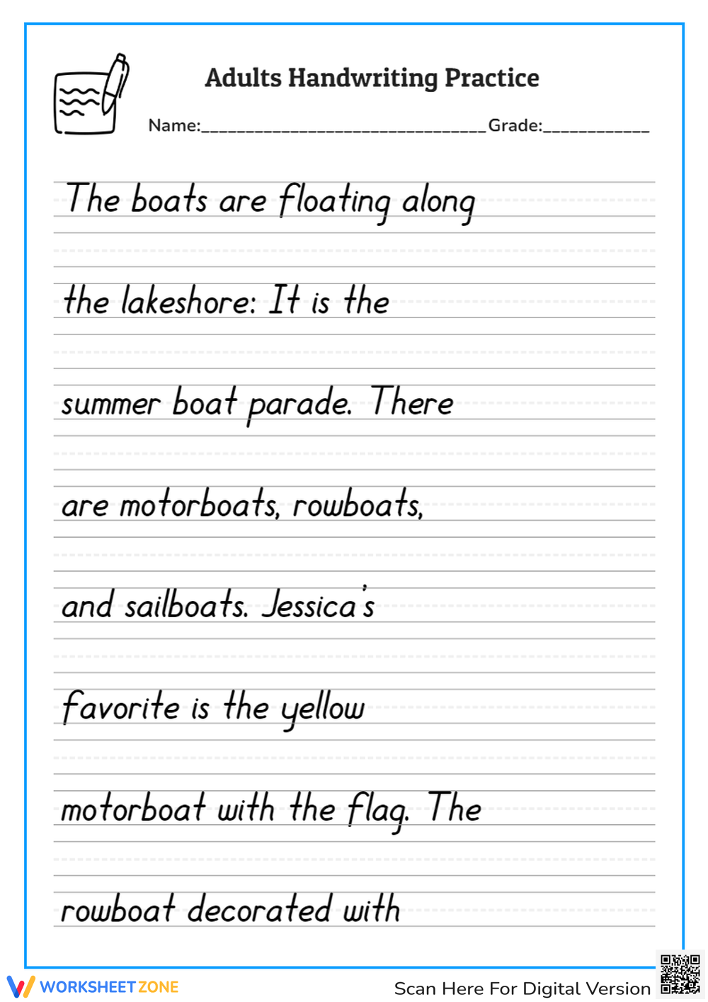 Free Printable Neat Handwriting Practice Sheets For All Ages Worksheets Library