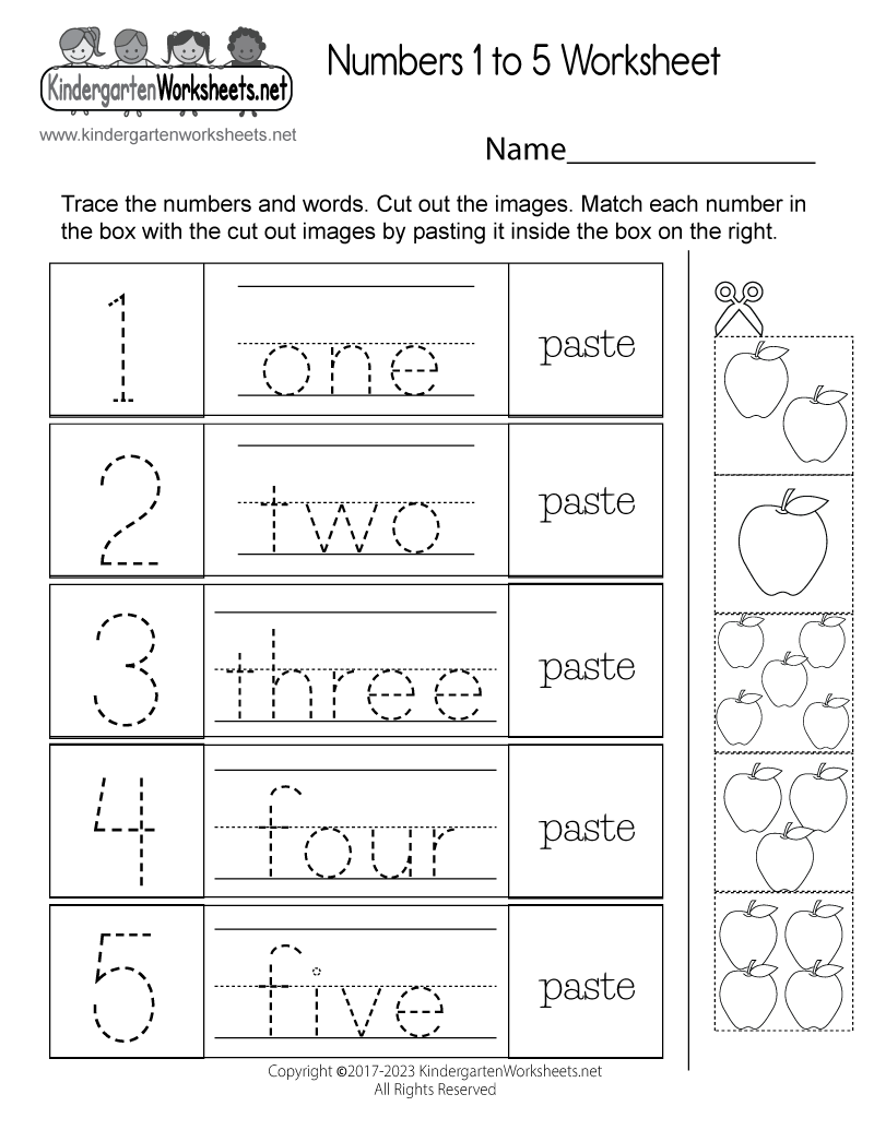 Tracing Numbers 1 5 Nature Inspired Learning
