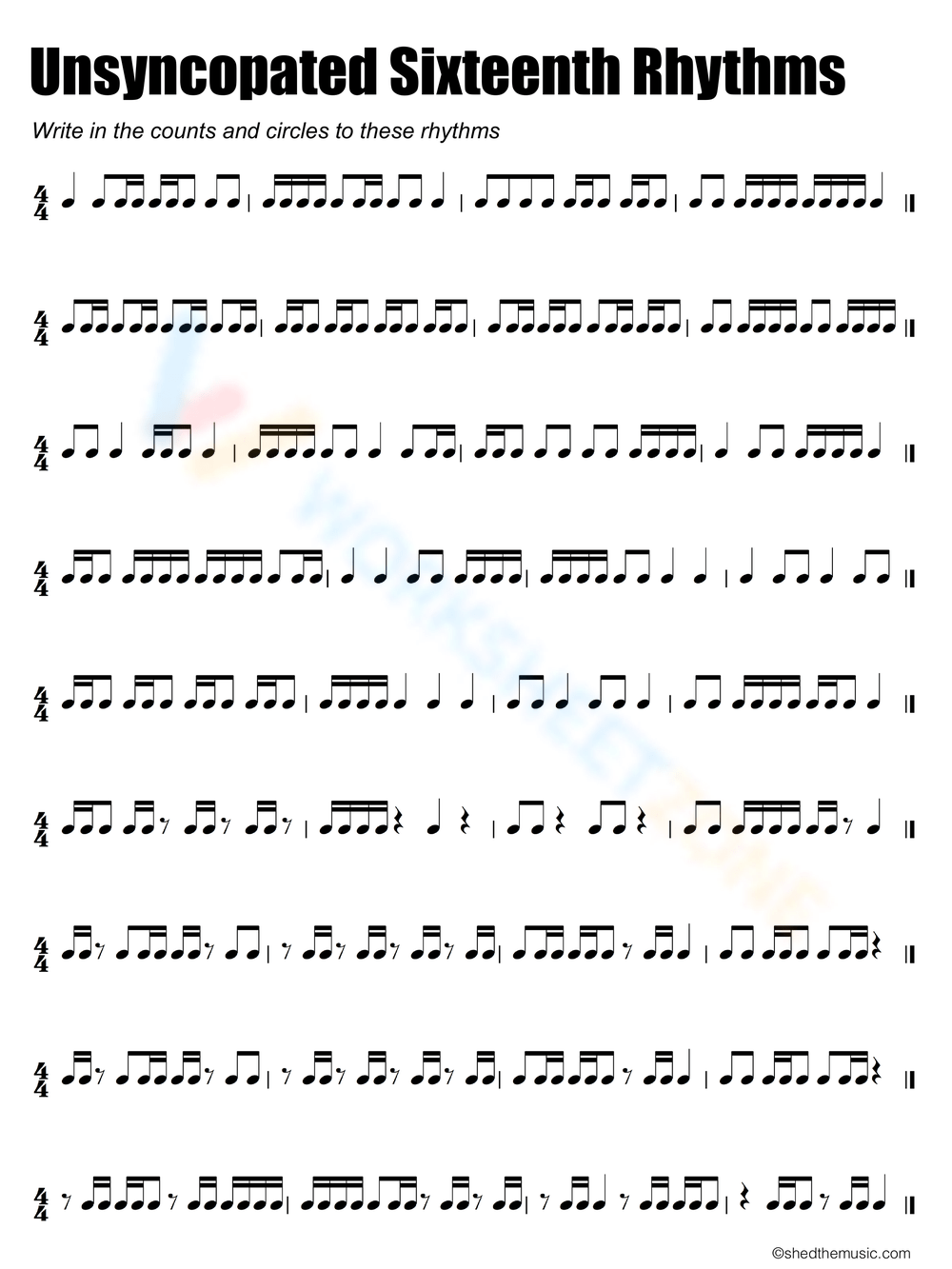 11 Music Theory Worksheets Note Value Free PDF At Worksheeto