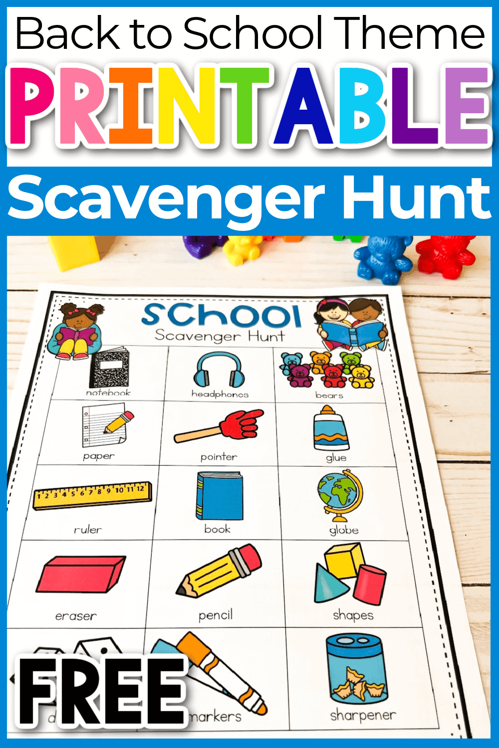 Free Printable School Scavenger Hunts For Kids Free Printable School Scavenger Hunts For Kids