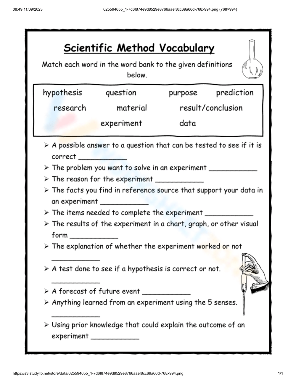 Free Printable Scientific Method Worksheets For Students Worksheets Library