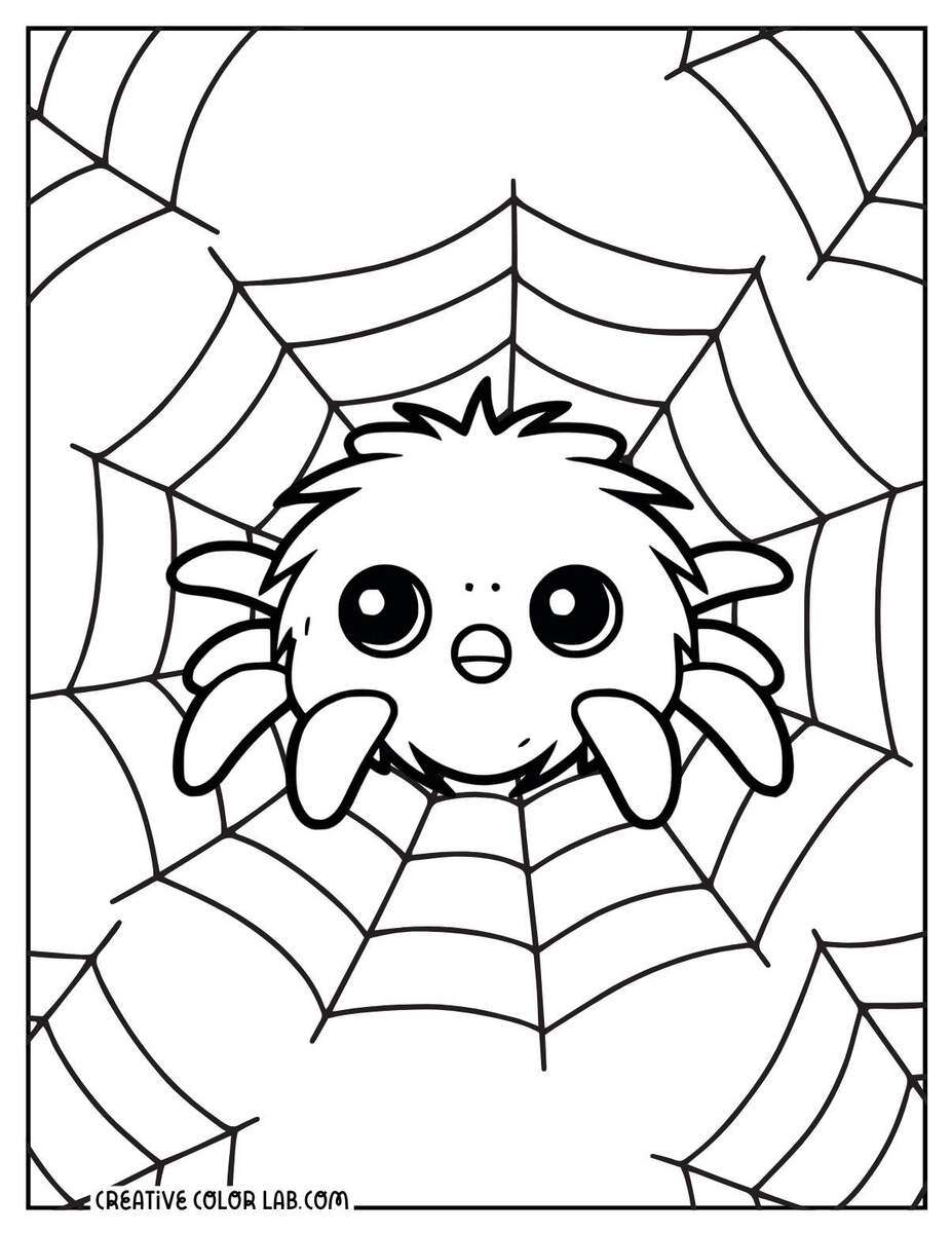 Free Printable Tarantula Coloring Pages
