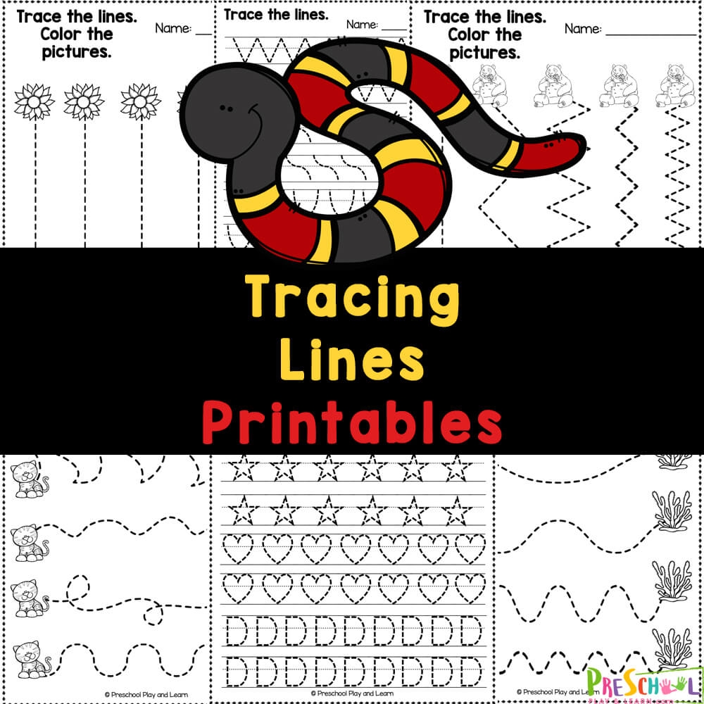 Tracing Circles And Lines Free Printable KidsNex