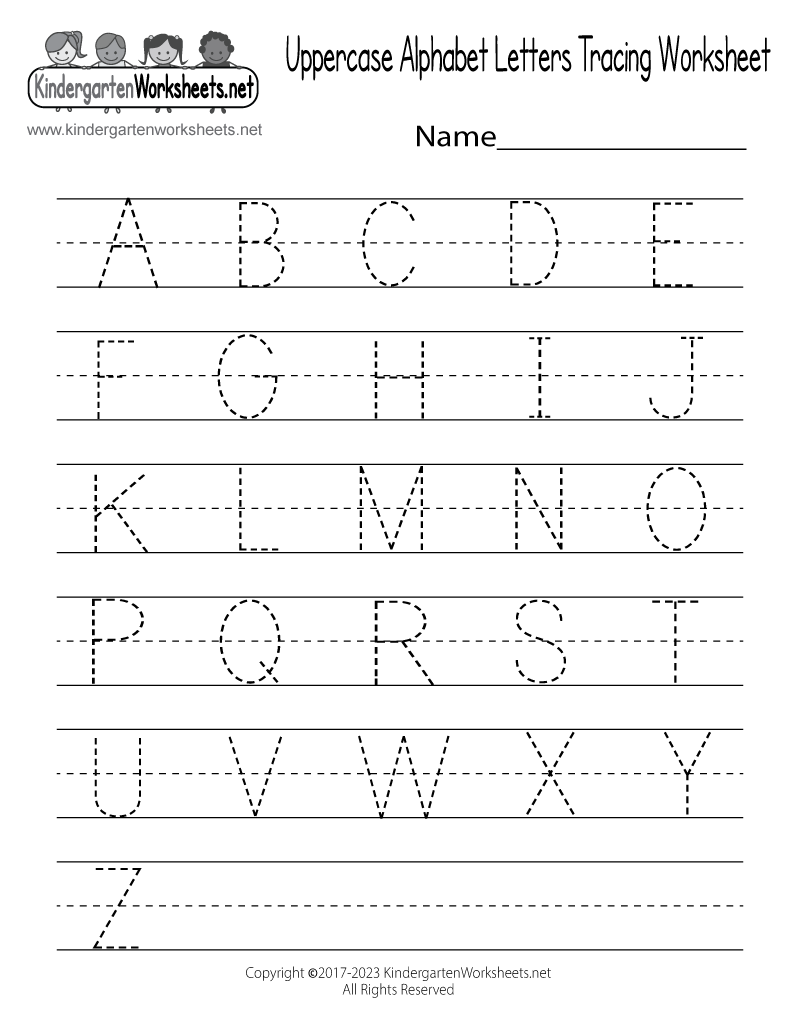 Tracing Alphabet Letters Printable Handwriting Worksheets Free Printables Lettering SVG Files Tools Apps