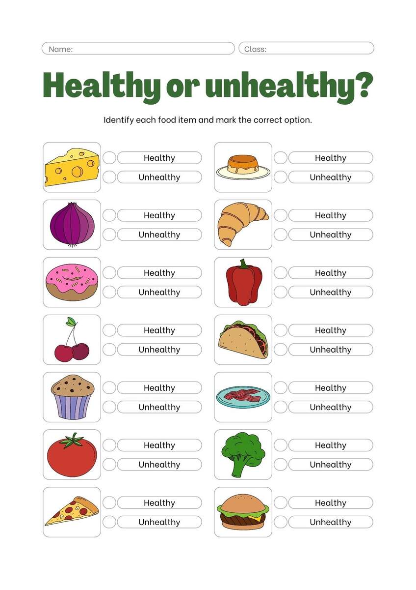 Free To Customize And Print Food Worksheet Templates Canva Calculating Discount Math Worksheet For Grade 6 Kidpid