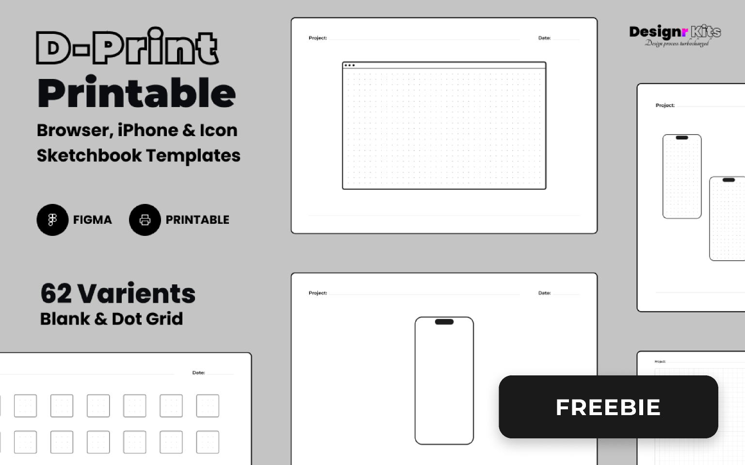 Freebie Printable Sketchbook Wireframe Templates Figma Freebie Printable Sketchbook Wireframe Templates Figma