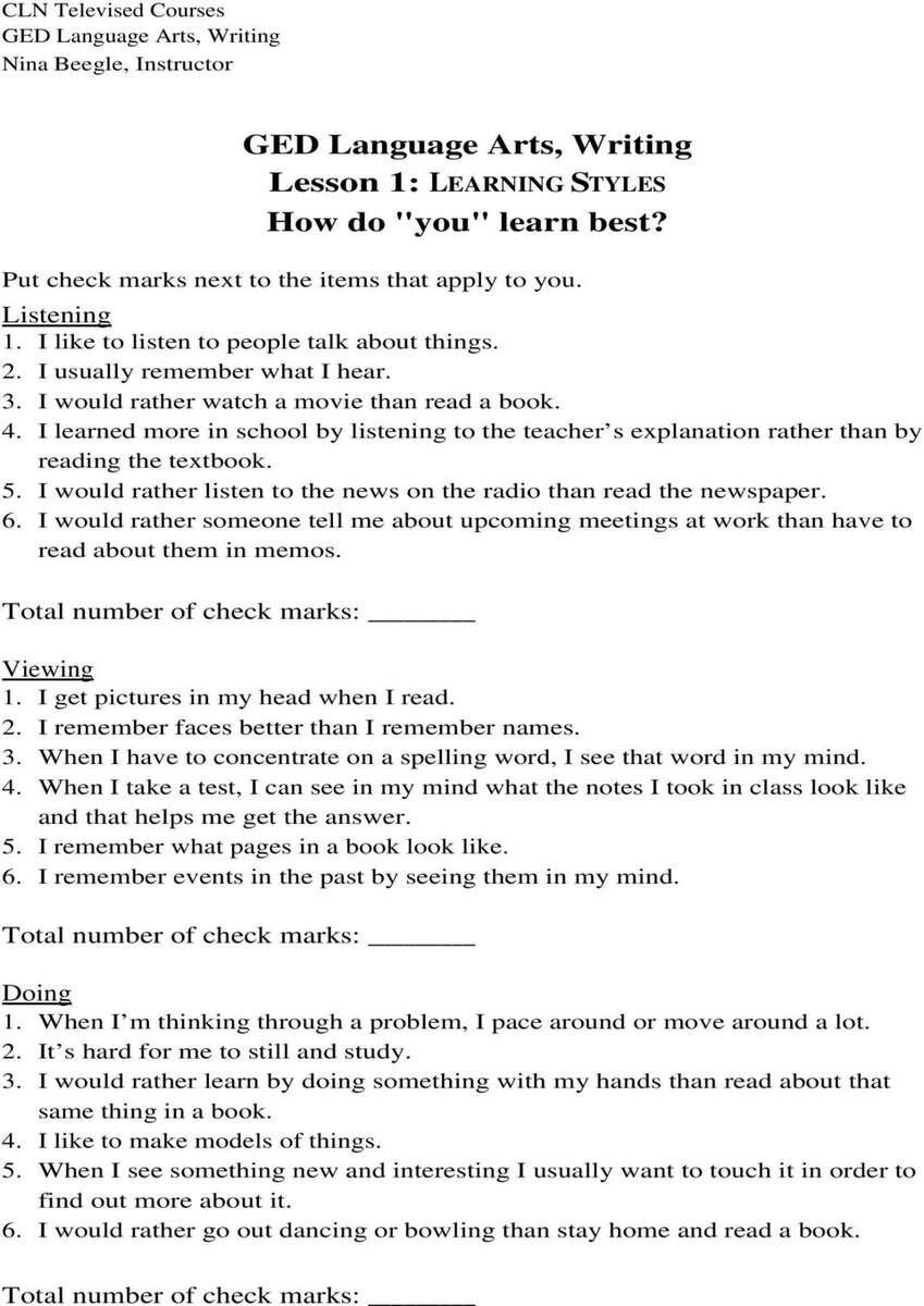 GED Language Arts Writing Lesson 1 Noun Overview Worksheet PDF Worksheets Library GED Language Arts Writing Lesson 1 Noun Overview Worksheet PDF Worksheets Library