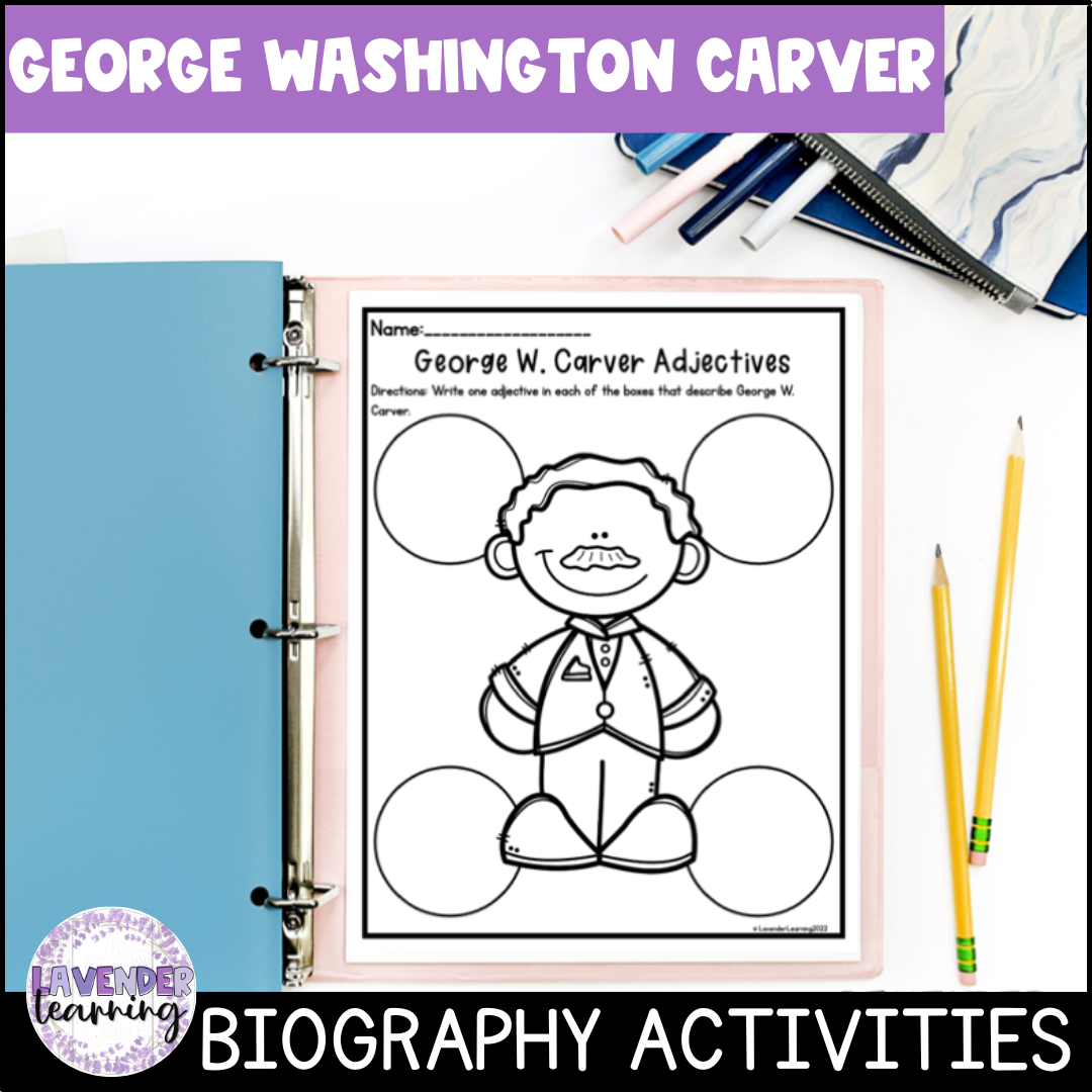 George Washington Carver Biography Activities Black History Month Inventor Made By Teachers