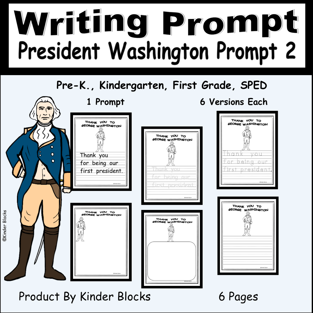 George Washington Writing Prompt 2 Classful George Washington Writing Prompt 2 Classful