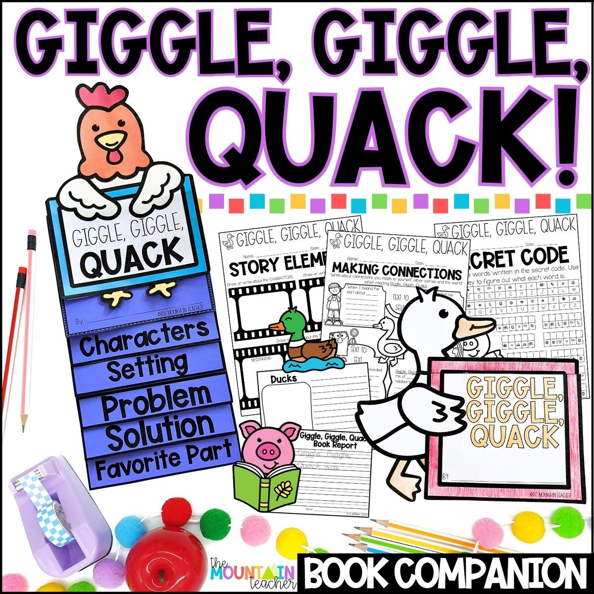 Hands On Giggle Giggle Quack Activities For Preschool Kinder