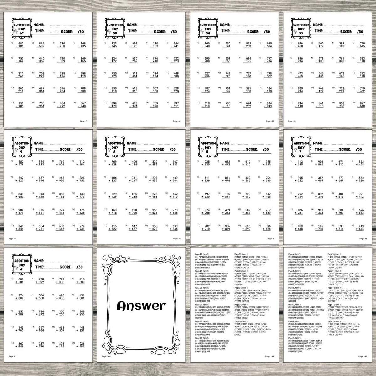 Grade 4 Math Workbook Printable Addition Subtraction Practice 4th Grade Homeschool Resource Instant Download Etsy Canada Grade 4 Math Workbook Printable Addition Subtraction Practice 4th Grade Homeschool Resource Instant Download Etsy Canada