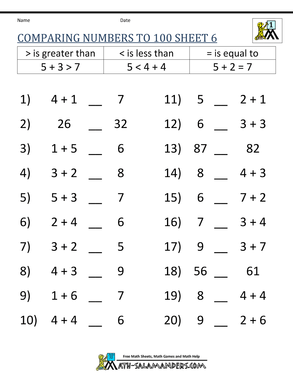 Maths Worksheets KS3 KS4 Printable PDF Worksheets