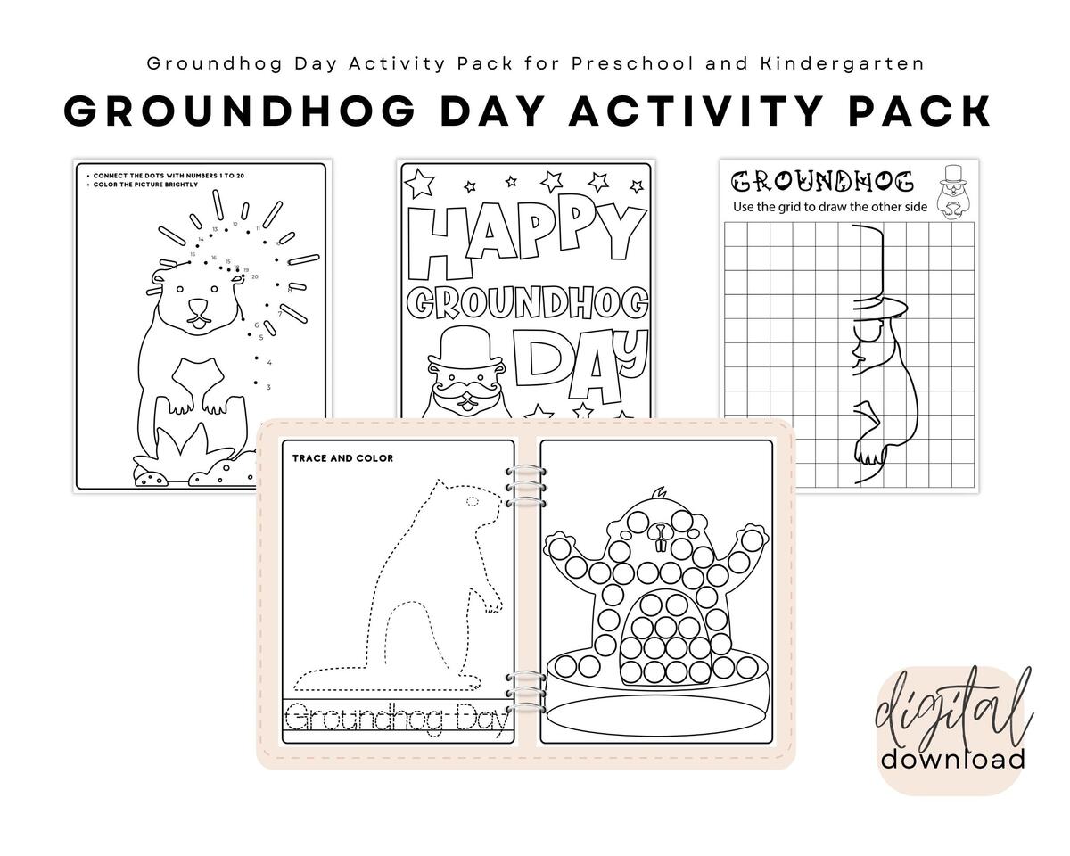 Free Groundhog Day Color By Sight Word Activities Sara J Creations