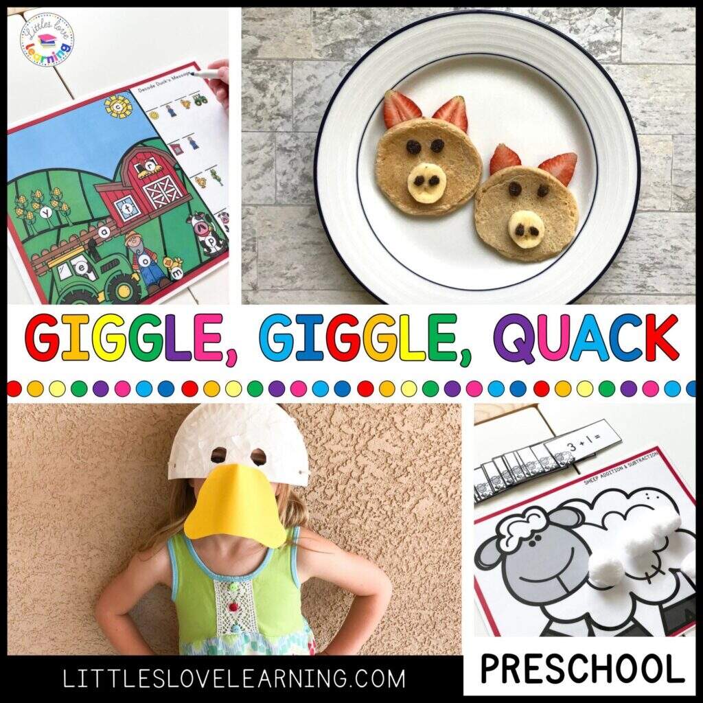 Hands On Giggle Giggle Quack Activities For Preschool Kinder