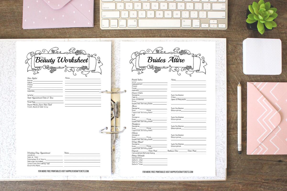Free Wedding Checklist Templates To Edit And Print Worksheets Library