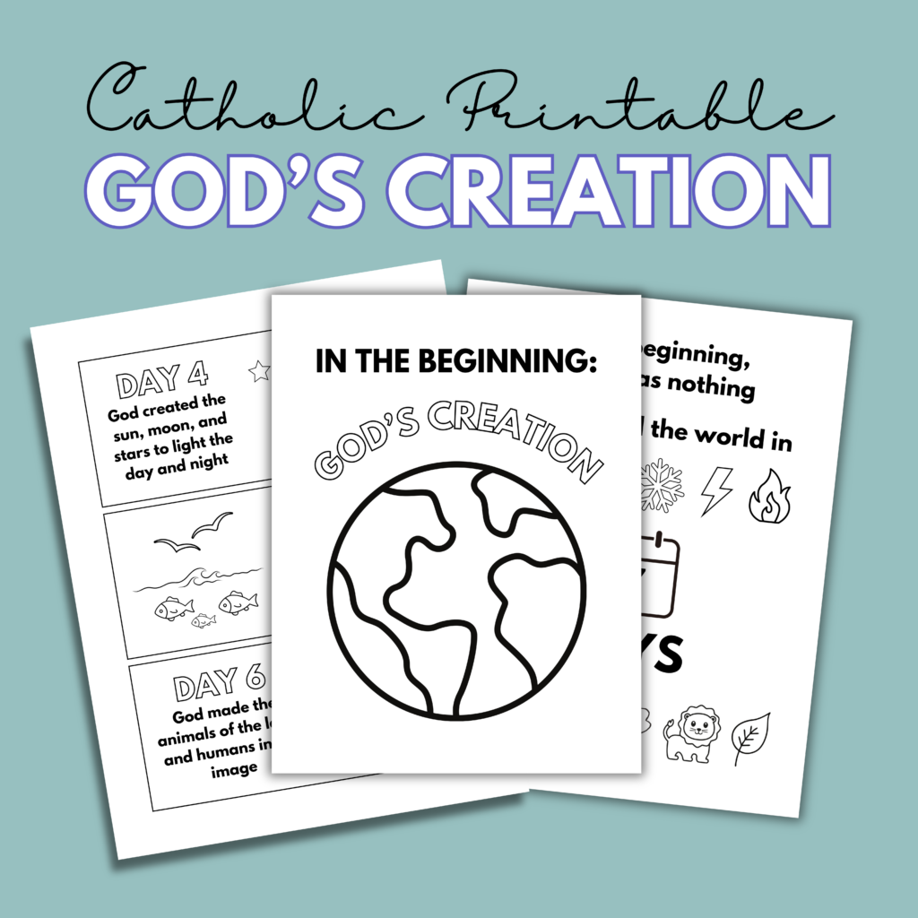 Initiation Catholic Printables For Kids