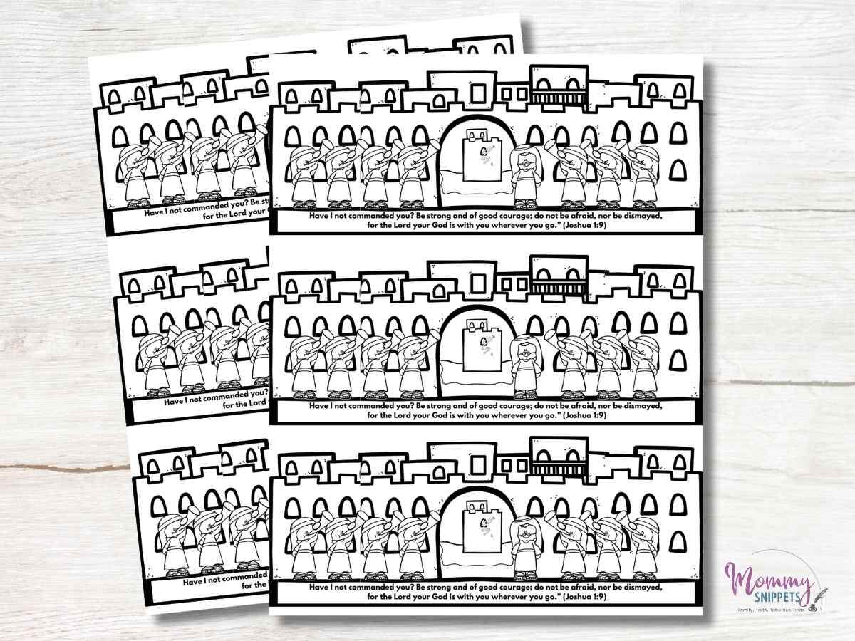 Joshua And The Battle Of Jericho Craft Mommy Snippets Joshua And The Battle Of Jericho Craft Mommy Snippets