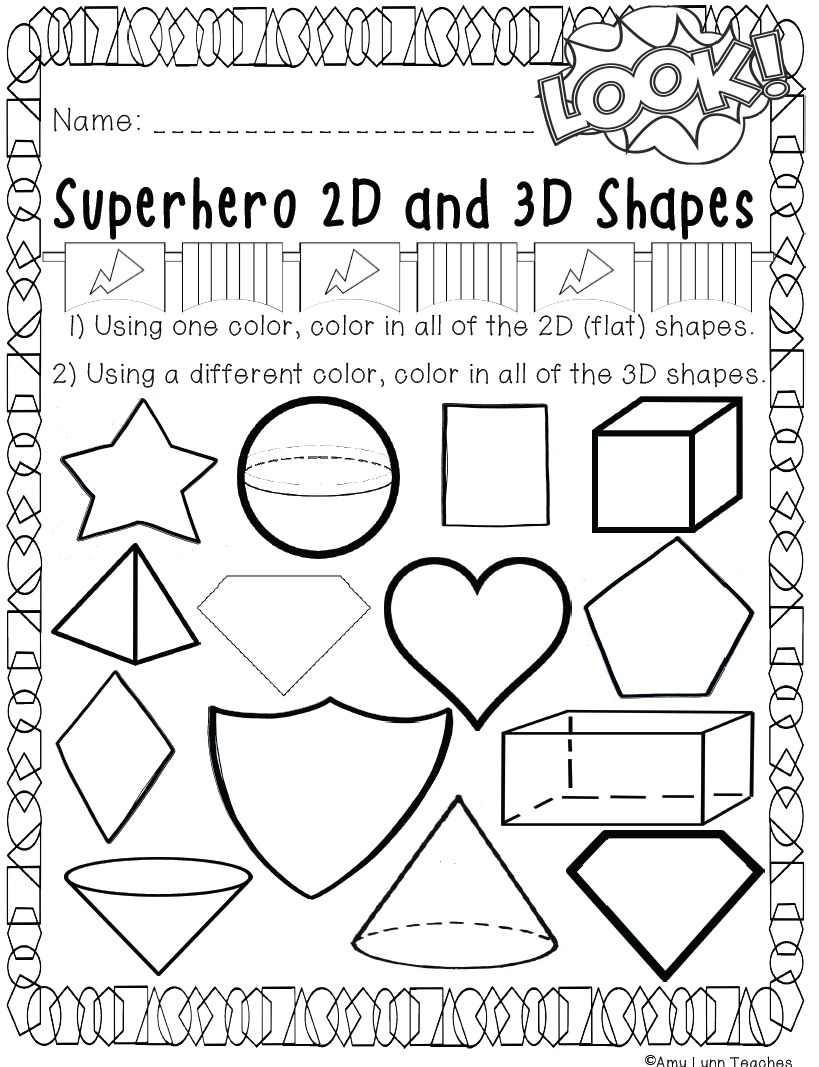 Kindergarten Superhero Themed Worksheets 100 Standards Aligned Printables Made By Teachers
