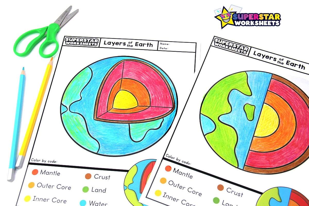 Layers Of Earth Worksheets Free From Storyboard That