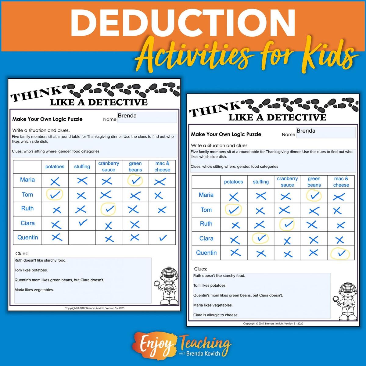 Logic Puzzles For Kids Deductive Reasoning Make Your Own Logic Puzzles For Kids Deductive Reasoning Make Your Own