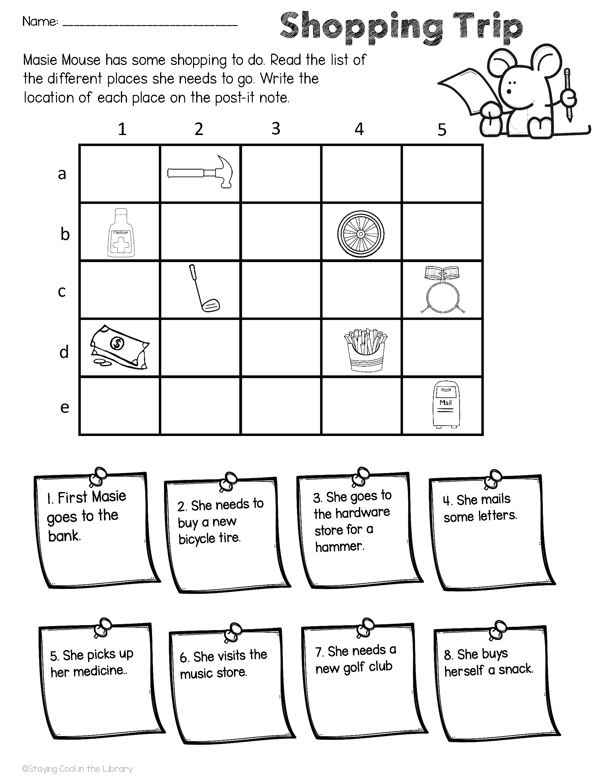 Map Skills Worksheets Free Printable Bundle