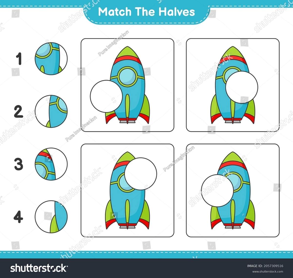 Match Halves Match Halves Rocket Educational Stock Vector Royalty Free 2057309516 Shutterstock Match Halves Match Halves Rocket Educational Stock Vector Royalty Free 2057309516 Shutterstock