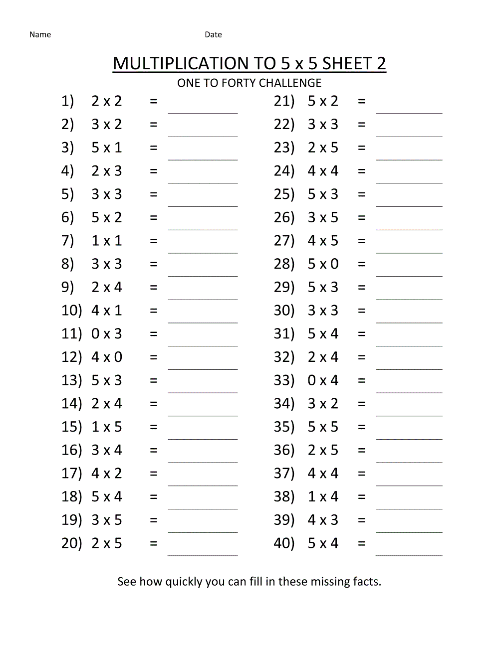 Math Sheets For Practice Math Sheets For Practice