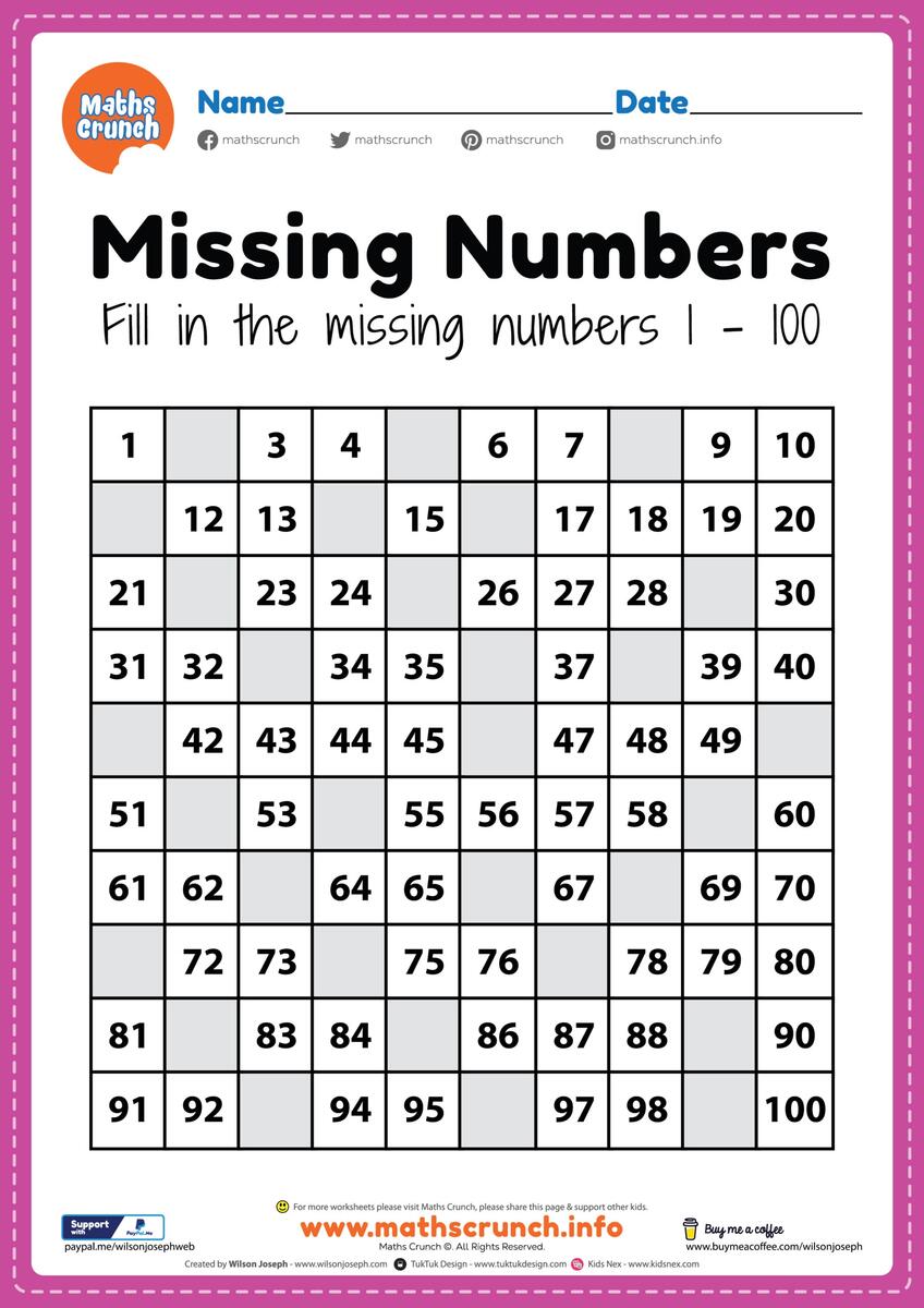 Maths Worksheets Free Printable PDF For Kindergarten