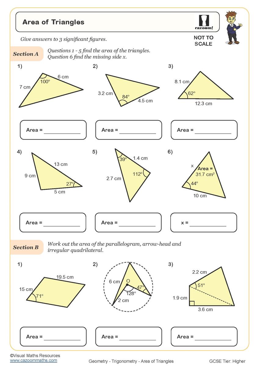 Maths Worksheets KS3 KS4 Printable PDF Worksheets
