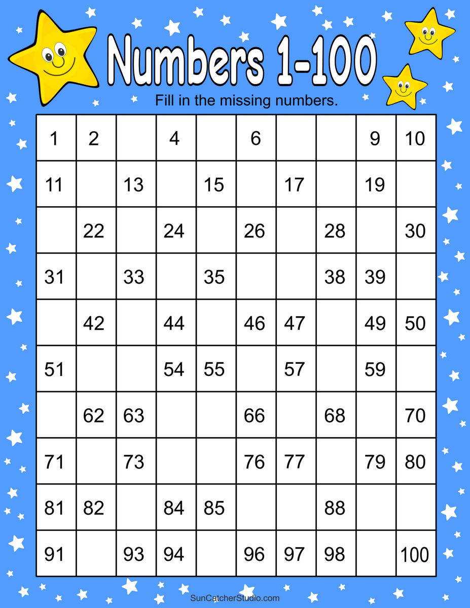Free Count To 100 Worksheets Teach Prints