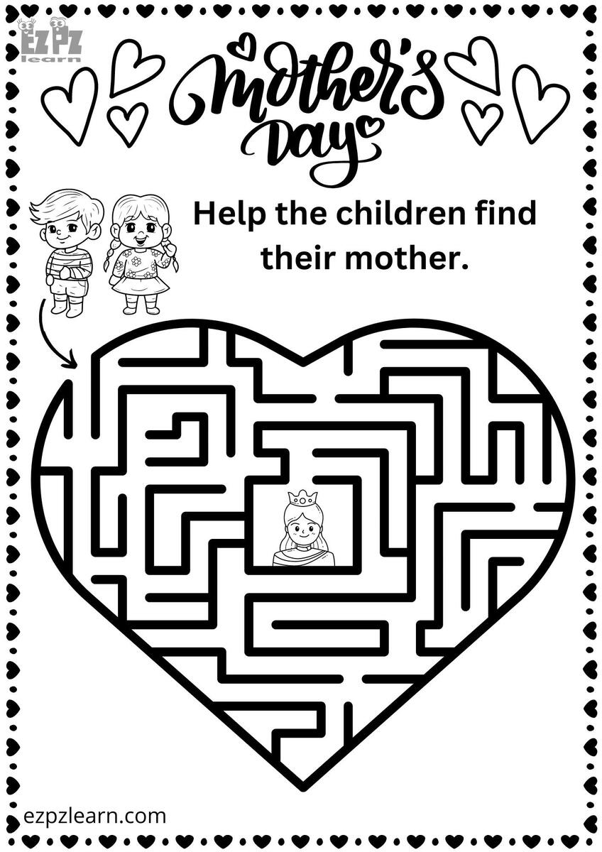 Mother S Day Word Search Free Printable For Kids