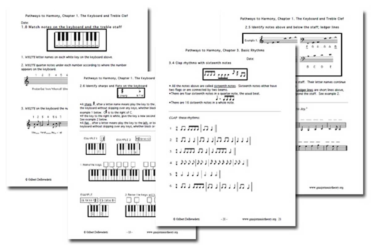 Music Theory Worksheets Free DIY Homeschooler