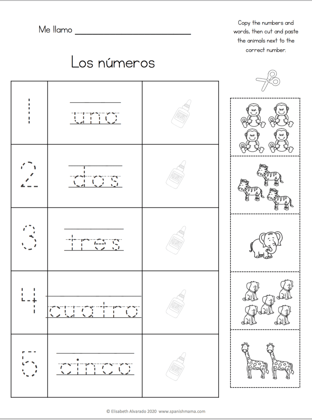 Four Seasons In Spanish Worksheet Free Printable Digital PDF