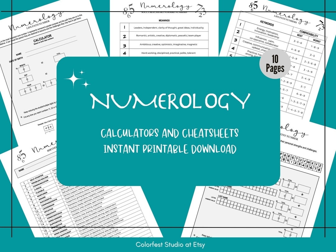 Numerology Charts Printable Pages For Grimoire Book Of Shadows Meanings Cheat Sheets And Calculator Worksheets For The Five Core Numbers Etsy Numerology Charts Printable Pages For Grimoire Book Of Shadows Meanings Cheat Sheets And Calculator Worksheets For The Five Core Numbers Etsy