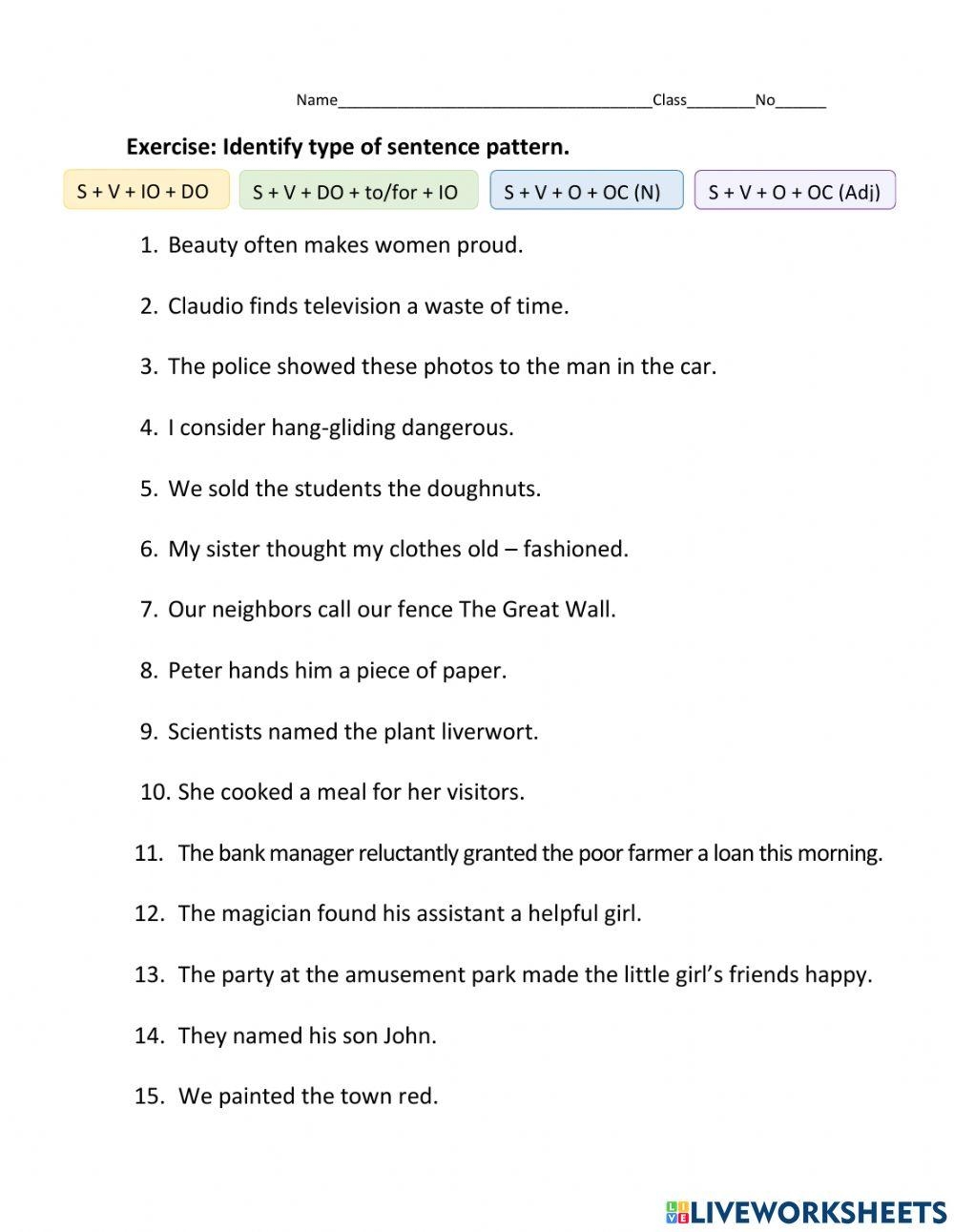 Object Object Complement Online Exercise For Worksheets Library Object Object Complement Online Exercise For Worksheets Library