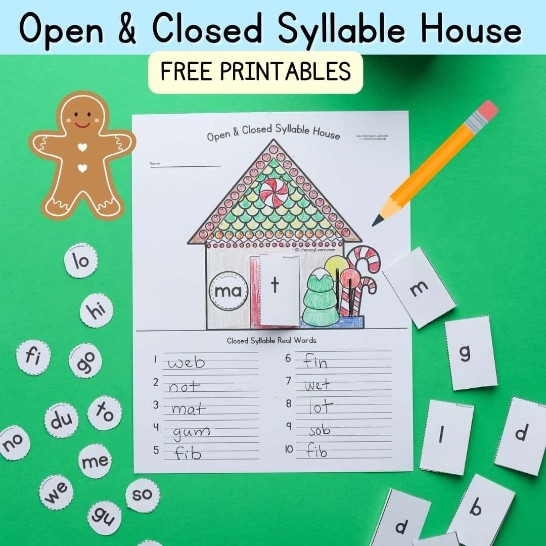 Open And Closed Syllables Grammar Worksheets Open And Closed Syllable Sort Made By Teachers
