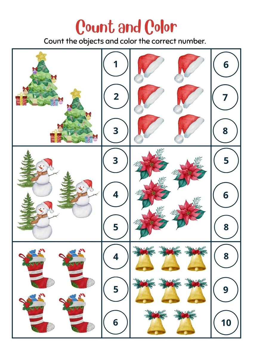 Page 2 Free Editable Christmas Worksheet Templates Canva Page 3 Free Editable Christmas Worksheet Templates Canva