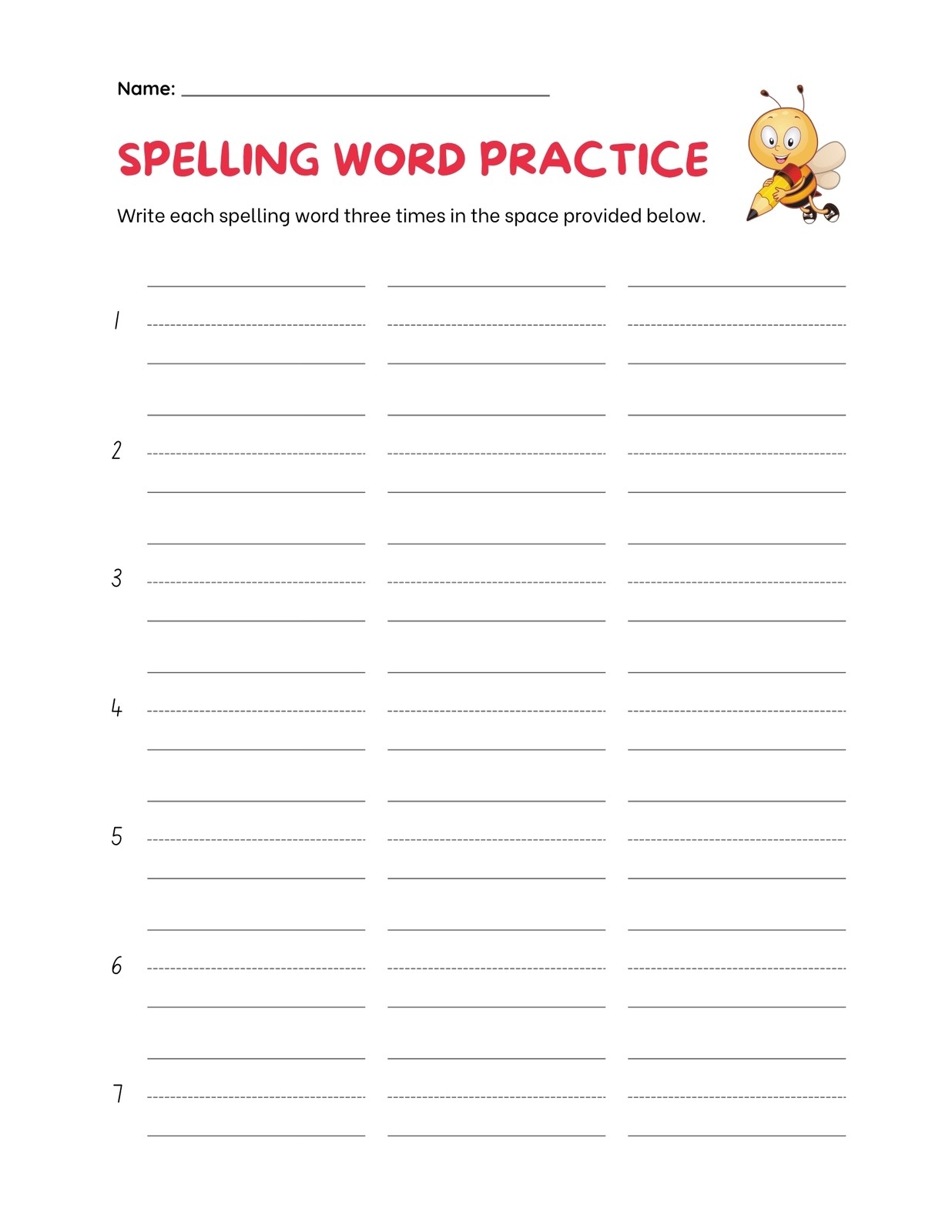 Page 3 Free Custom Printable Handwriting Worksheet Templates Worksheets Library