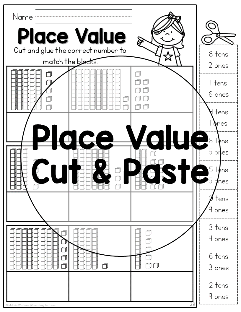 Place Value Cut Glue Made By Teachers Place Value Cut Glue Made By Teachers