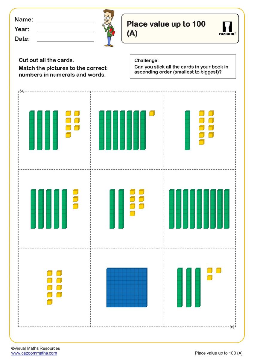 Place Value Up To 100 A Worksheet Fun And Engaging Year 2 PDF Worksheets Place Value Up To 100 A Worksheet Fun And Engaging Year 2 PDF Worksheets