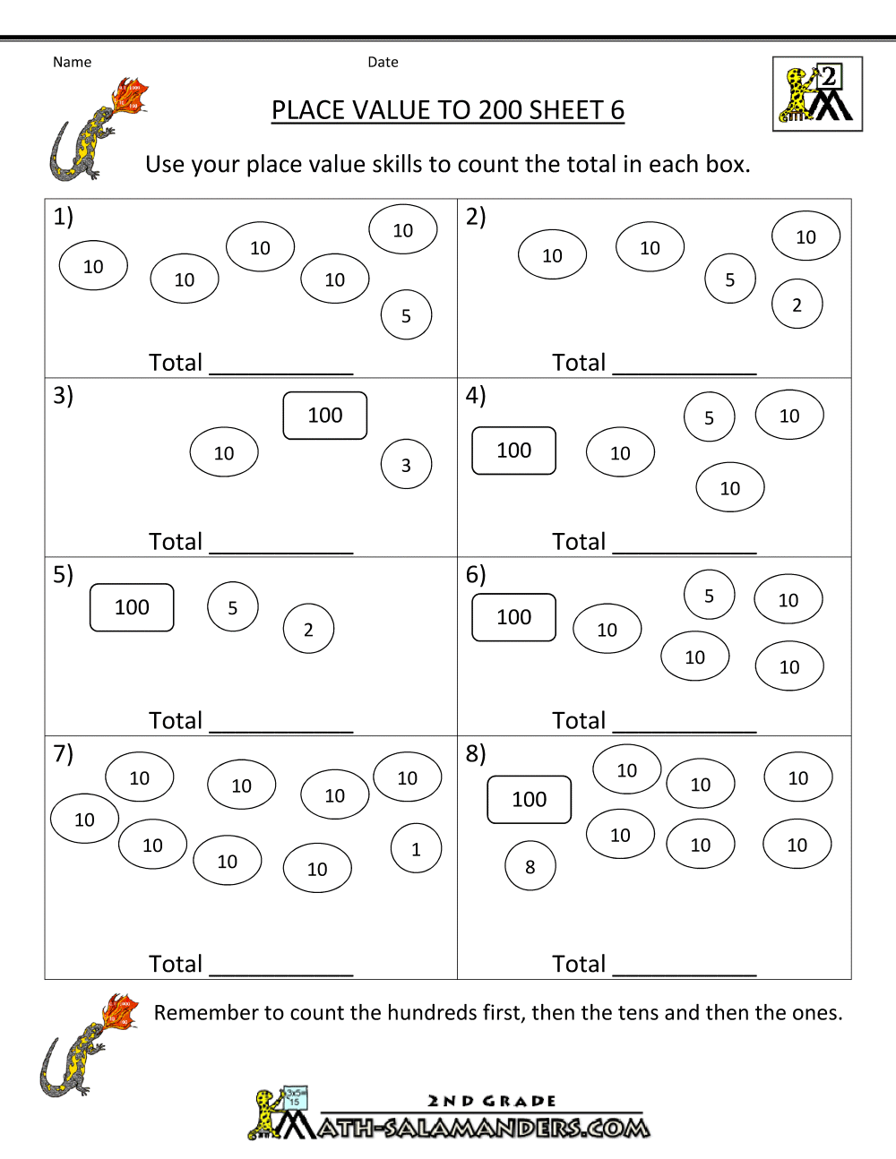 Place Value Worksheet Numbers To 200 Ones Place Value 2 Worksheets FREE Printable Worksheets Worksheetfun