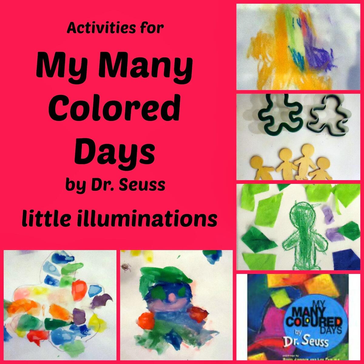 PreKandKSharing My Many Colored Days Easy 5 Minute Dr Seuss Book Activities Hobbies On A Budget