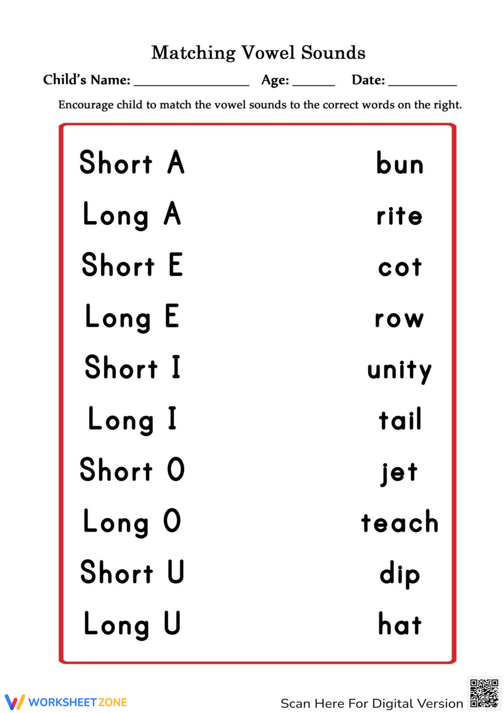 Printable 2nd Grade Long And Short Vowels Worksheets Printable 2nd Grade Long And Short Vowels Worksheets