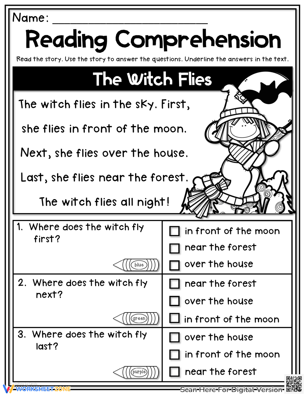 Printable 3rd Grade Level D Reading Comprehension Worksheets