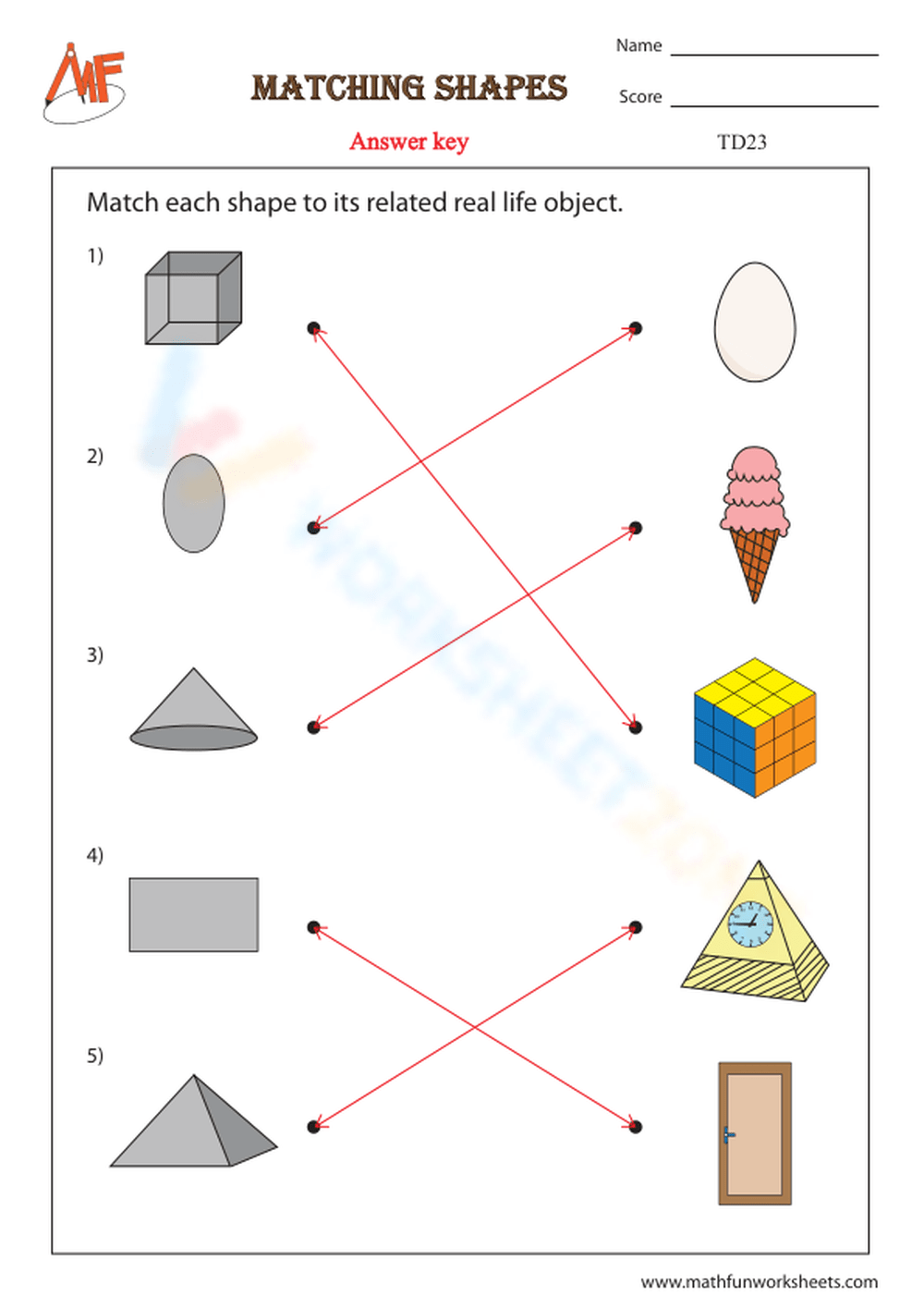 Printable 3rd Grade Shapes Worksheets