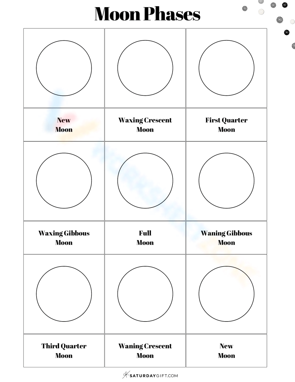 Printable 5th Grade Phases Of The Moon Worksheets Download Printable 5th Grade Phases Of The Moon Worksheets Download