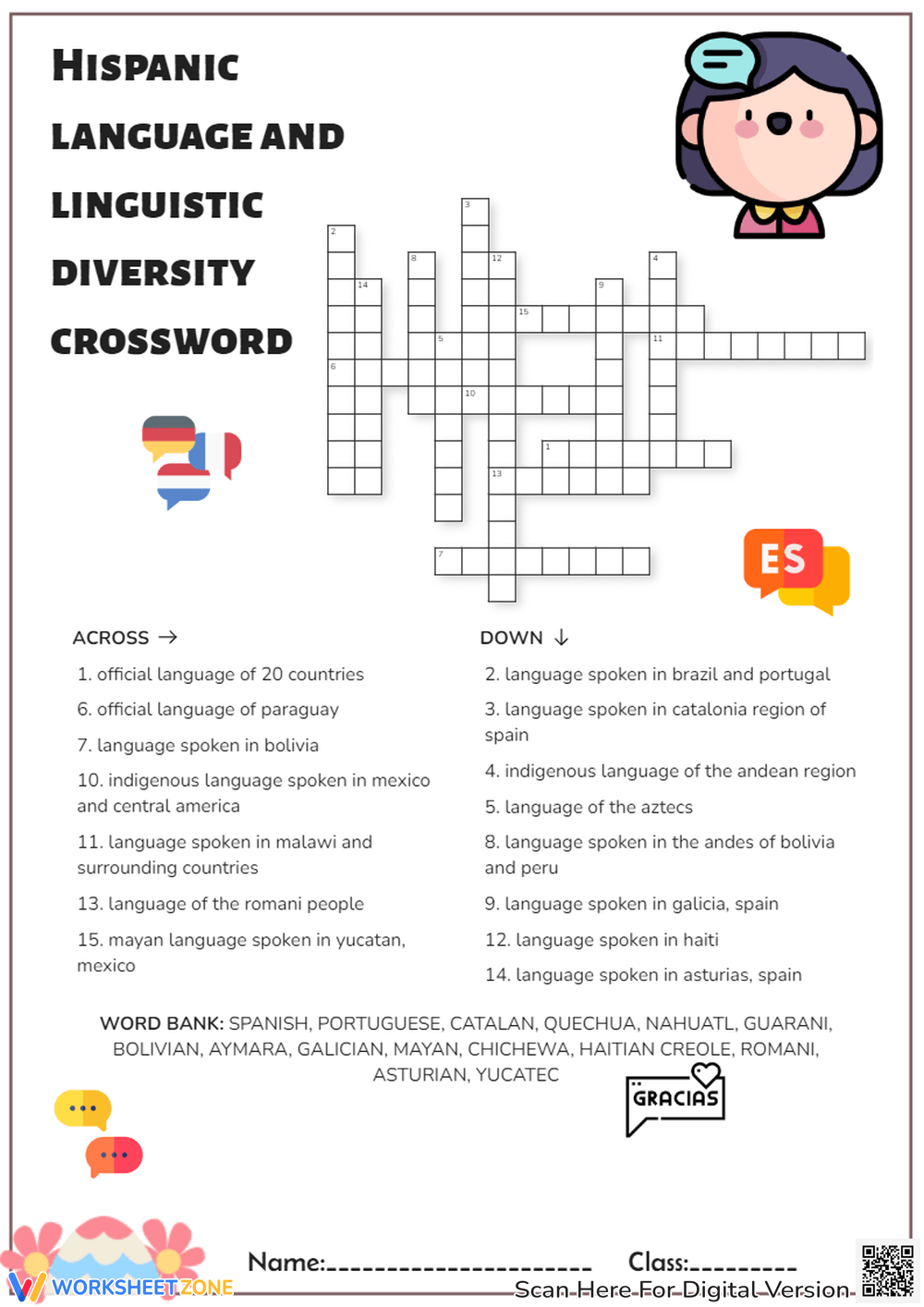 Printable 6th Grade Hispanic Heritage Month Worksheets Printable 6th Grade Hispanic Heritage Month Worksheets