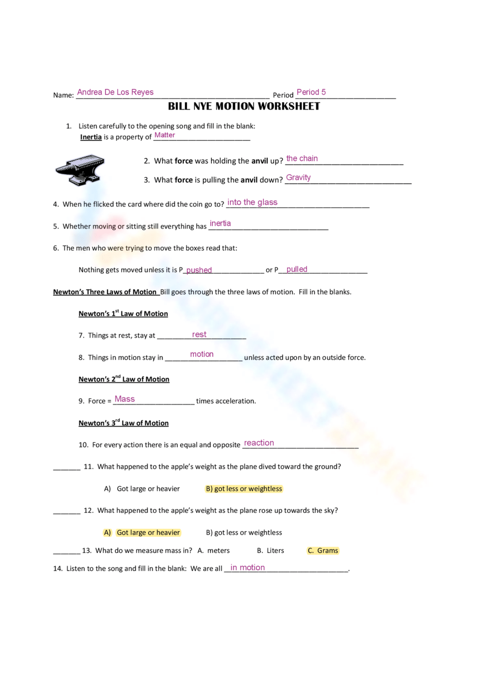 Printable 8th Grade Forces Motion Machines Worksheets Download Printable 8th Grade Forces Motion Machines Worksheets Download